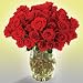 Send Fresh Cut Flowers - 50 Long Stem Red Roses