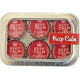 Keep Calm Bottle Cap Magnets Set