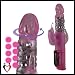 Rabbit Style Vibrator with Anal Stimulator 64 Function Pink