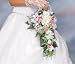 Wedding Bouquet- Cascade (Pink, White, Green)