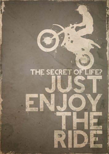 Motocross Poster, Speedway Poster, Size:16.5 Inch X 11.7 Inch, Bike Poster, Gray, Motorbike, Sports Poster, Extreme Sports, Bike Racing Poster, Art Print, A3 Poster, Unframed