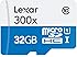 Lexar High-Performance MicroSDHC 300x 32GB UHS-I w/Adapter Flash Memory Card (old U3 version) LSDMI32GBBNL300A