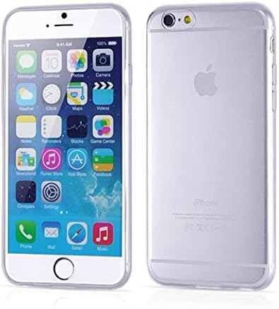 Clear Plain TPU Gel Rubber Skin Case Cover for Iphone 6 Plus 5.5" (clear)