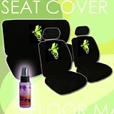12 Piece Auto Interior Gift Set - 2 Gecko Design Front Universal Size Low Back Bucket... by Yupbizauto