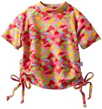i play. Baby-girls Infant Short Sleeve Tie Rashguard Shirt