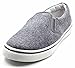 Charles Albert Women's Ecentrcq Slip-On Fashion Sneaker Canvas Slip On Elastic Gore Flat Sneakers