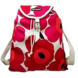 マリメッコ(marimekko)/ FLORA　リュック　（レッド）
