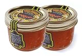 Tsar's Salmon (Red) Caviar 200 g (7 oz.). Pack of two jars