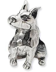 Sterling Silver Reflections Doberman Pinscher Bead