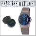 Skagen 233LTTN Men's Blue Face Titanium Mesh Bracelet Watch