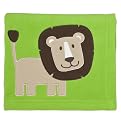 Just One Year Fleece Blanket - Green Lion