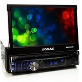 XOMAX XM-DTSB906 Car Multimedia System (18 cm (7 Zoll) Touchscreen, DVD, MP3-Player, Kartenslot, USB)
