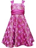 Rare Editions Girls 7-16 Fuchsia Soutach Dress