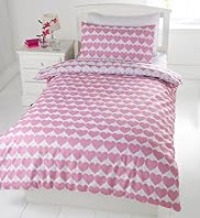 2 Pack - Gingham Checked & Heart Print Bedsets