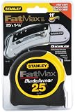 Stanley 94-535 25-Foot FatMax Tape Rule with Free QuickSlide Knife