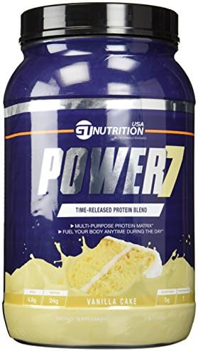 GT Nutrition USA Power 7 Supplement, Vanilla Cake, 3 Pound