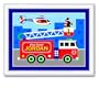Olive Kids Heroes Large Framed Art- Gloss White Frame
