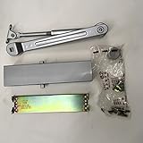 MIWAドアクローザ　M802S　ストップ付　シルバー