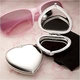 Heart Shaped Compact Mirror Favors