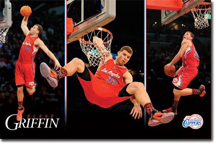 Los Angeles Clippers Blake Griffin Dunk Poster 1518