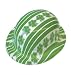 Plastic Bowler Hat - St Patrick's Shamrock Style