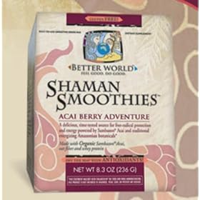 Better World Shaman Smoothies Acai Berry Adventure 8.3 oz powder