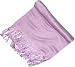 Men Muffler Silk Pashmina Gift for Daddy Handmade In India Purple 58 x 12.5 inches