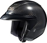 HJC AC-3 Carbon Open Face Helmet - Black - Extra Small