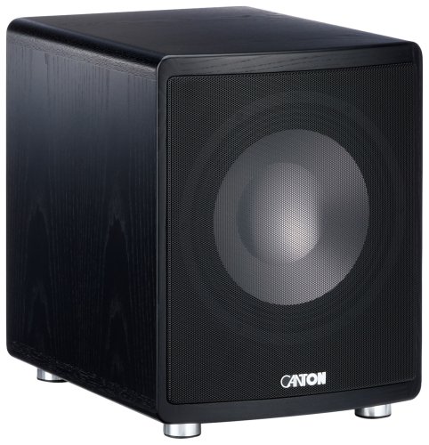 Canton Ergo AS 650.2 SC Aktives Bassreflex-Subwoofersystem (200/350 Watt, Digitalendstufe) schwarz Stück