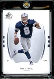 2007 SP Authentic # 100 Tony Romo - Cowboys - NFL Trading Card - Football Card - Mint Condition - Shipped In Protective Screw Down Display Case