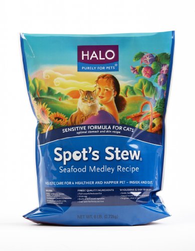 Halo Spot's Stew Natural Dry Cat Food, Sensitive 