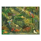 Melissa & Doug Deluxe Beneath The Canopy Cardboard Jigsaw - 500 Piece