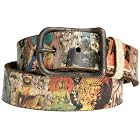 Leather Island Men's Buddha Tribute Belt