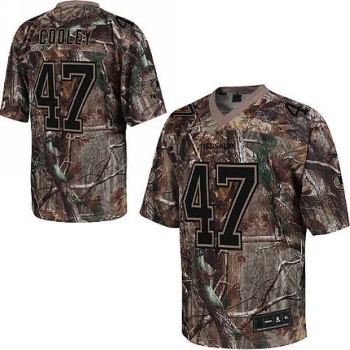 Washington Redskins 47# Cooley Realtree Football Jersey Size 48-56 Free Ship