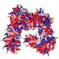 Feather Boa - Red/ White/ Blue