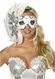 Winter's Eve Feather Mask Adult (One-Size)
