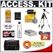Search : Accessory Kit for Canon Rebel XT & XTi Digital SLR Camera with Spare NB-2LH Battery + 2GB CF Memory Card + Tripod + Case + Cameta Bonus Accessory Kit