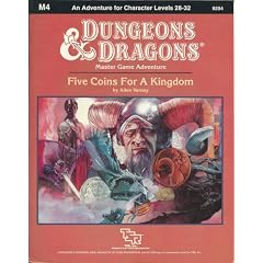 Five Coins for a Kingdom: Standard Module M4 (Dungeons & Dragons)