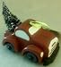 Brown Car with Christams Tree Ornament Brown Car with Christams Tree Ornament