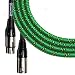Spectraflex Braided Series Lo-Z Microphone Cable, 30 Foot, Green