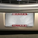 Alabama Crimson Tide Alumni Acrylic Insert Chrome License Plate Frame