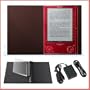 Sony PRS-505 Red Portable Digital Ebook Reader + Accessory Kit