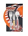 DNC Roary the Racing Car Cutlery Set, 3 Piece, Metal
