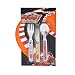 DNC Roary the Racing Car Cutlery Set, 3 Piece, Metal