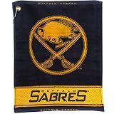 NHL Buffalo Sabres 16'' x 19'' Woven Terry Golf Towel - Navy Blue