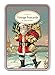 Cavallini Papers Vintage Santa Glitter Greetings 12 Assorted Glittered Postcards Per Tin