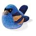 Blue Grosbeak - Audubon Plush Bird (Authentic Bird Sound)