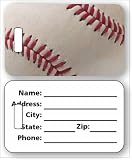 Large Baseball Luggage / Bag Tag 08 3" x 5.5"