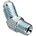 EATON Aeroquip 2023-2-4S 45 Degree Male Elbow, JIC 37° & NPT End Types, Carbon Steel, 1/4 JIC(m) x 1/8 NPT(m) End Size, 1/4" Tube OD, 1/8" Male Pipe Size