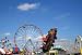 Amusement Park Rides - 24"W x 16"H - Peel and Stick Wall Decal by Wallmonkeys